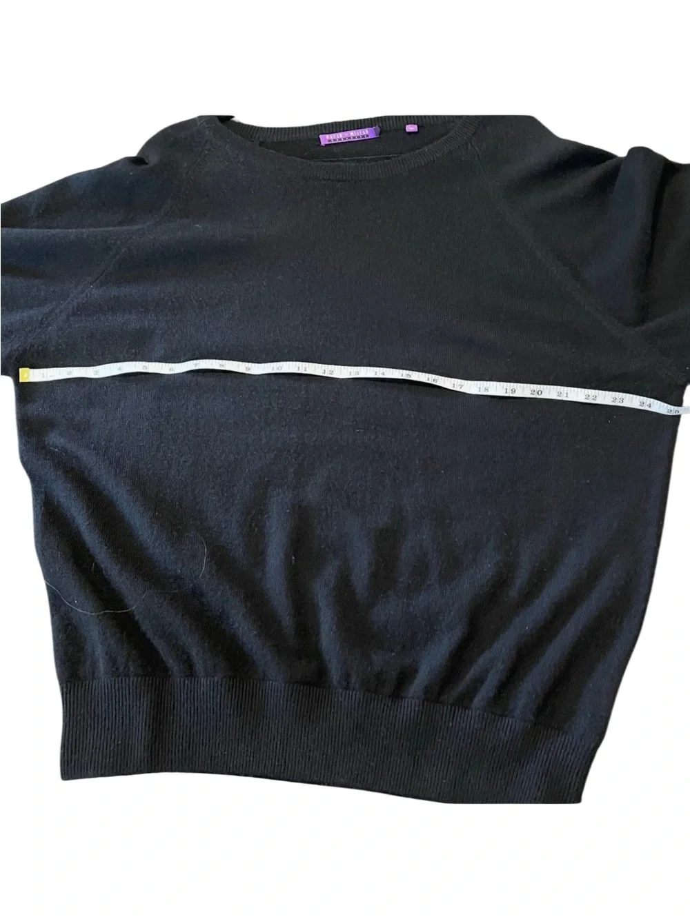 Peter Millar Cashmere Sweater Men’s XL Black 100% Cashmere Crewneck Pullover